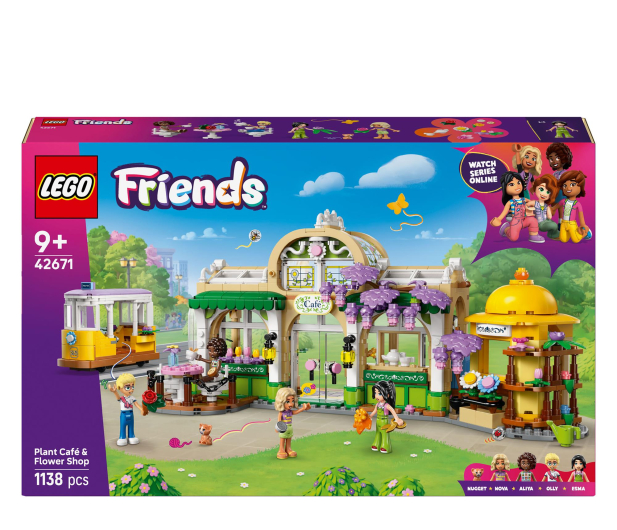 LEGO Friends 42671 Zielona kawiarnia i kwiaciarnia - 1331631 - zdjęcie